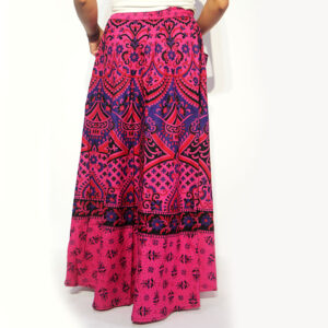Eco-Friendly Handcrafted Boho Batik Wrap Skirt – Wholesale
