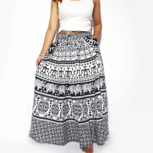 Handmade Boho Fashion – Stylish Batik Wrap Skirt | Wholesale from Nepal