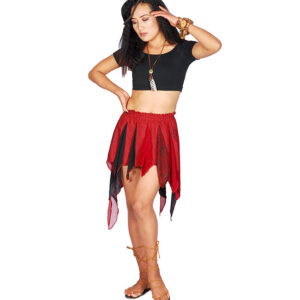 Handmade Boho Pixie Mini Skirt – Wrap Style for Festival Queens