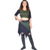 Gypsy Pixie Wrap Skirt – Boho Festival Mini Handmade in Nepal