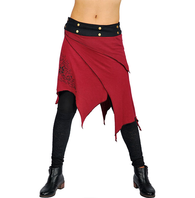 Bohemian Cotton Wrap Skirt – Hippie Pixie Style