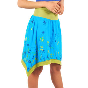 Cotton Pixie Skirt – Tribal Boho Mini for Gypsy Vibes