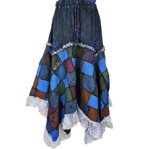 Hippie Patchwork Lace Skirt