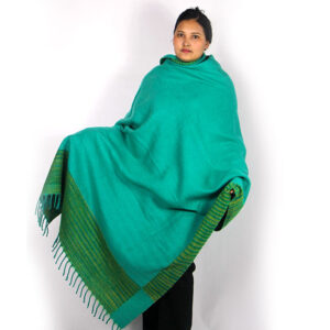 Multicolor Yak Wool Meditation Blanket – Ethically Handmade in Nepal