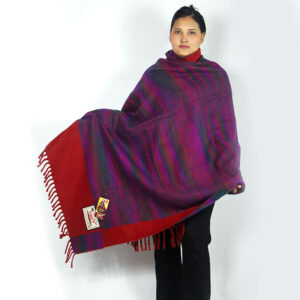 Boho Yak Wool Throw – Cozy Hippie Wrap for Winter & Gifting