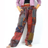 Unisex Hippie Gheri Patchwork Pants – Bohemian Festival Clothing