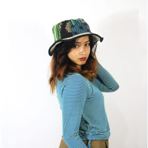 Bohemian Gheri Patchwork Hemp Hat – Fair Trade Hippie Fashion