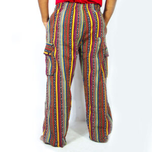 Bring color, comfort, and culture into your wardrobe with our Handmade Gheri Cotton Cargo Pants, crafted in the heart of Nepal.