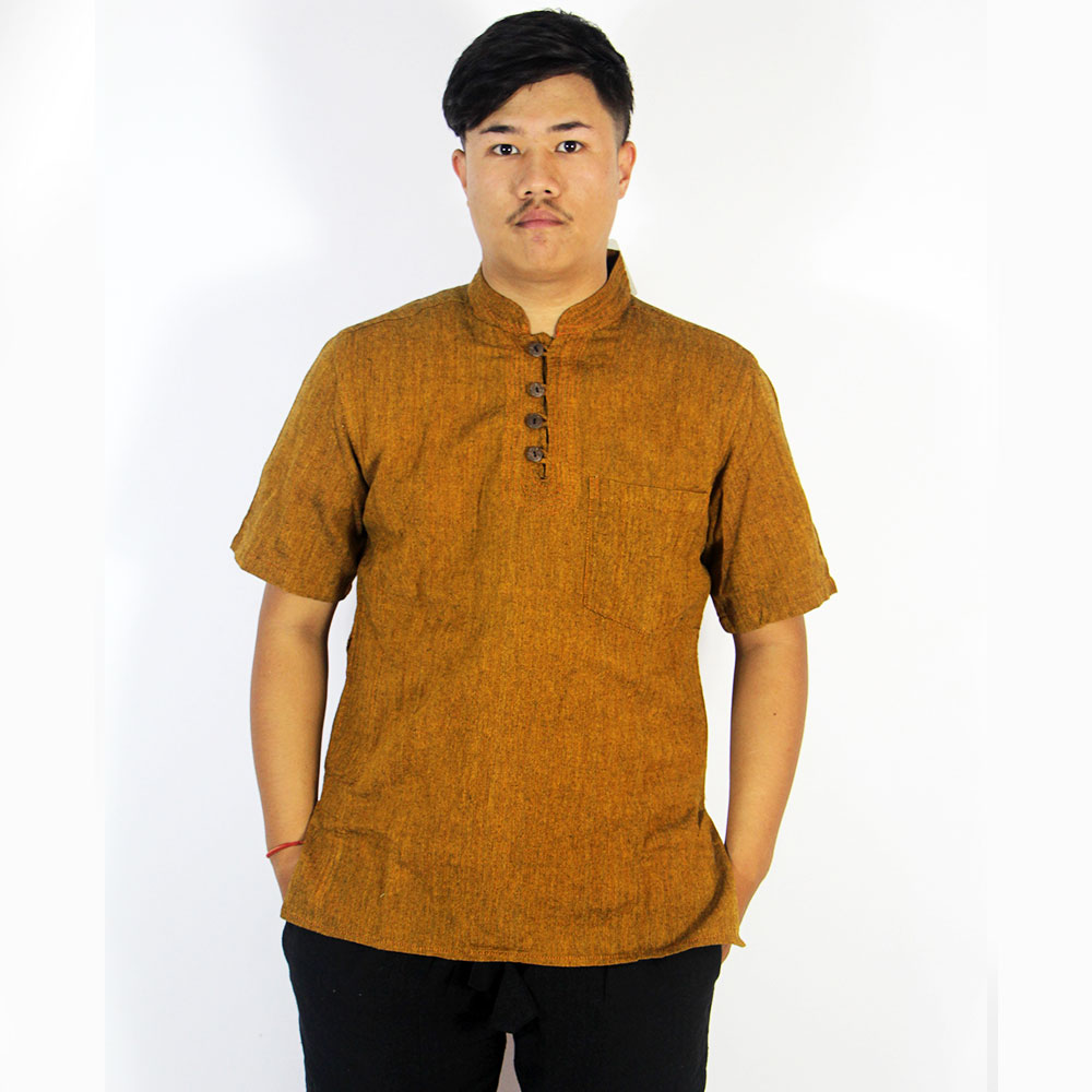 Handmade Cotton Half Shirt – Bohemian Style for Hippie Lovers