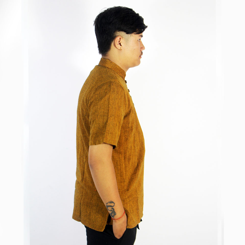 Handmade Cotton Half Shirt – Bohemian Style for Hippie Lovers