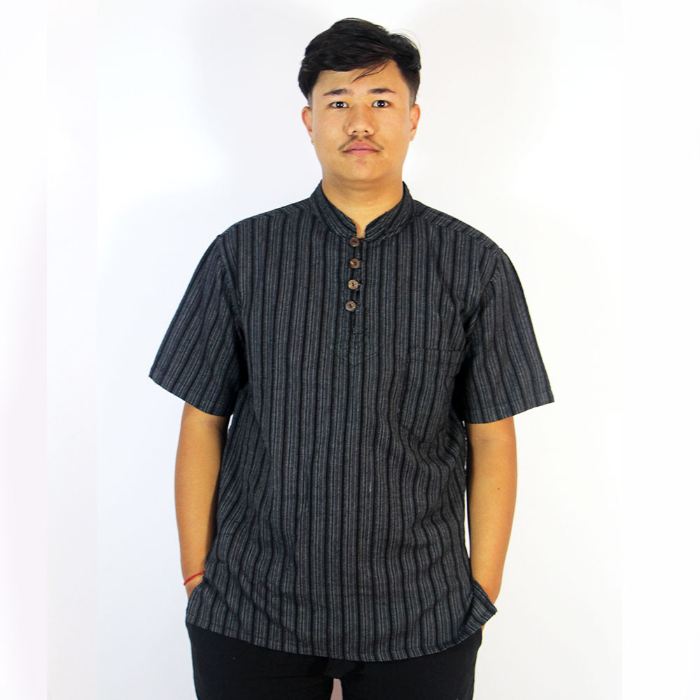 Handcrafted Bohemian Cotton Shirt – Vibrant Hippie Style