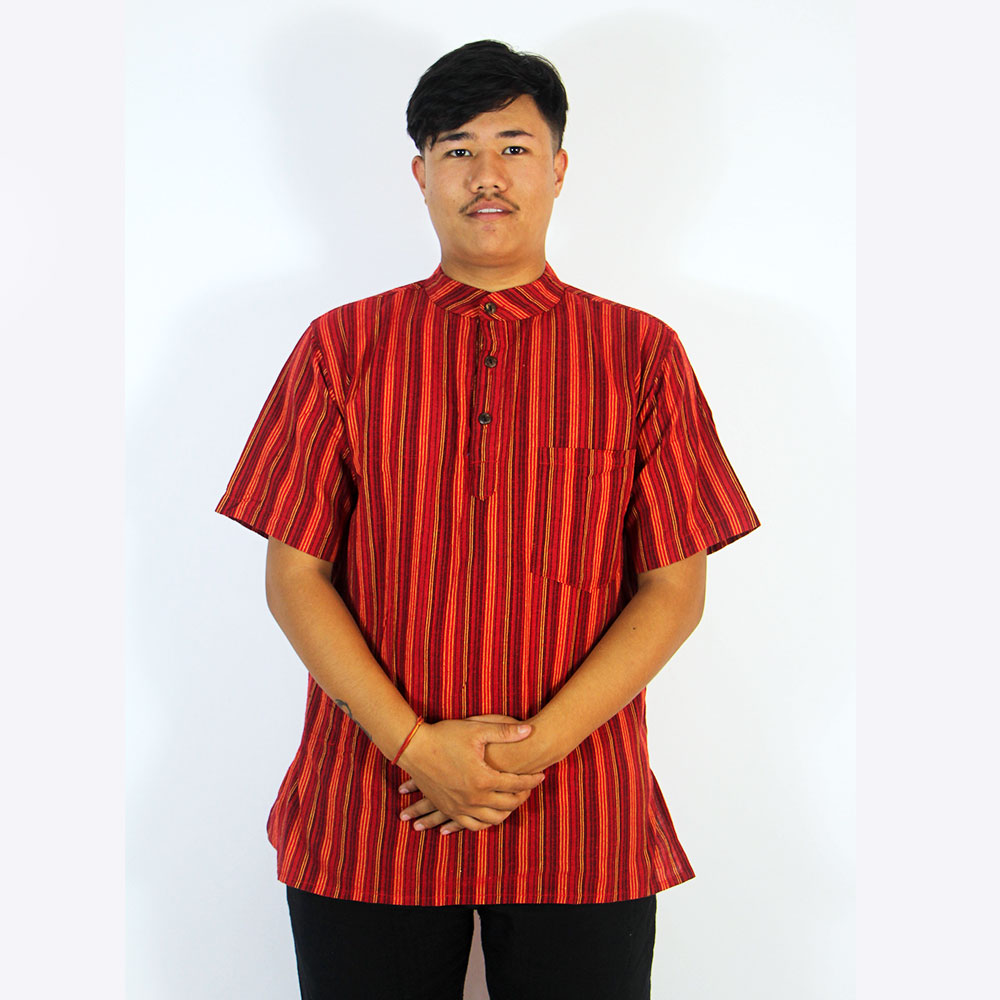 Artisan Cotton Hippie Shirt – Soft, Stonewashed & Fair-Trade