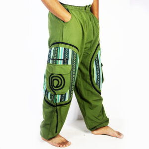 Handmade Gheri Cotton Boho Pants | Hippie Festival Trousers for Men & Women | Comfy Ethnic Wear