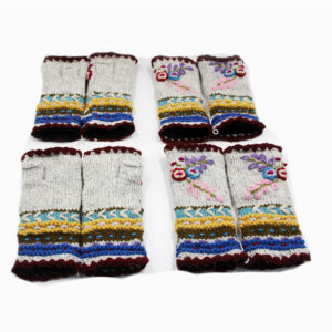 Top-Selling Hand-Knitted Wool Wrist Warmers | Fleece-Lined Wholesale Gifts