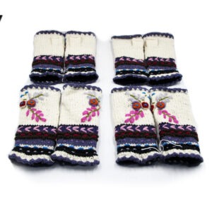 Winter Essential Wool Wrist Warmers | Handmade Fleece-Lined | Bulk Supply