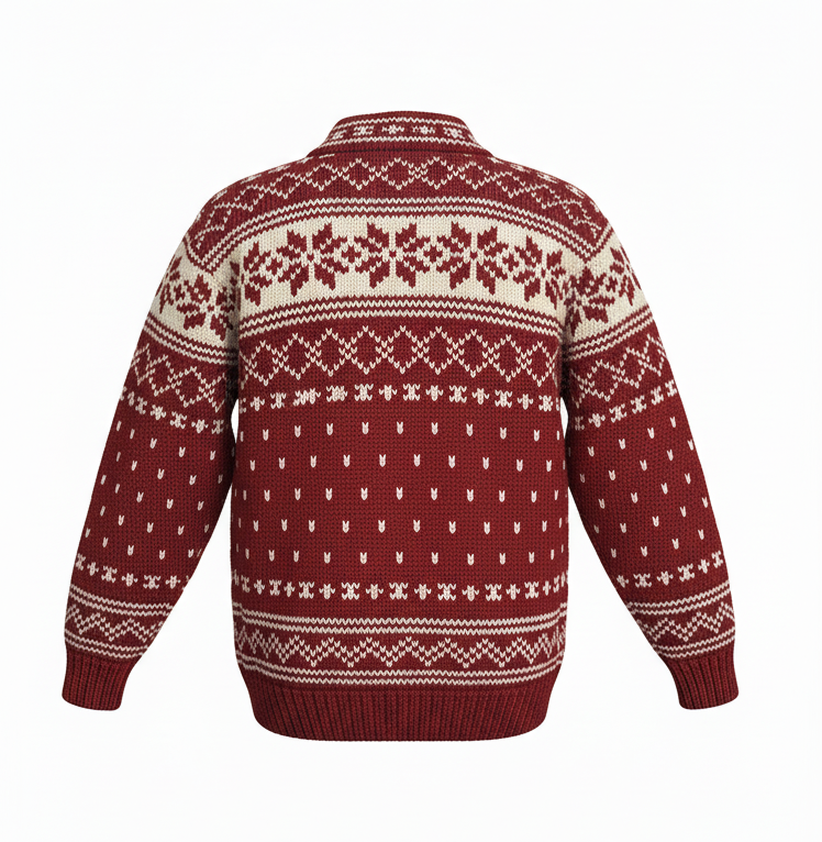 Hand-Knitted Himalayan Wool Jumper | 100% NZ Wool | Boho & Hippie Style Wholesale Clothing