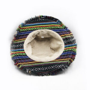 Hemp and Gheri Cotton Mix Patchwork Hat