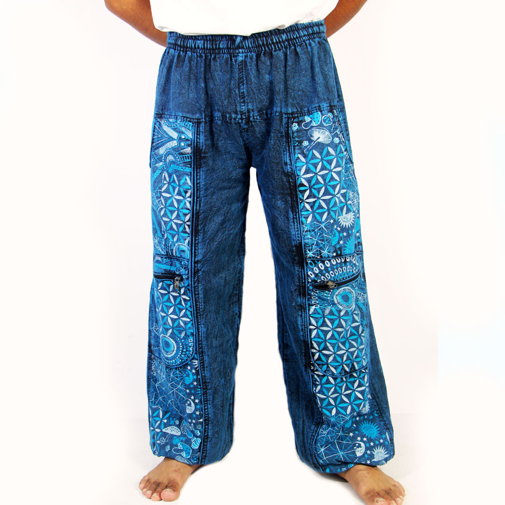 Bohemian Fine Cotton Printed Trouser Made in Nepal
