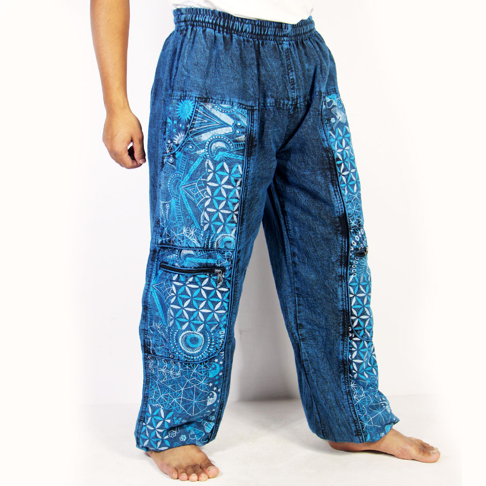 Bohemian Fine Cotton Printed Trouser Made in Nepal