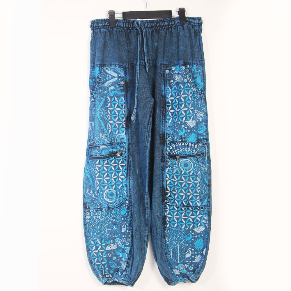Bohemian Fine Cotton Printed Trouser Made in Nepal