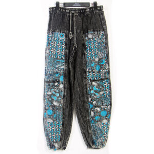 Handmade Himalayan Cotton Cargo Pants | Boho Hippie Festival Trousers | Unisex Ethnic Streetwear