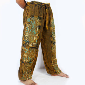 Boho Himalayan Cargo Pants | Handmade Cotton Hippie Trousers | Yoga, Travel & Festival Wear