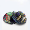 Hemp Patchwork Multicolored Mushroom Hat Made in Nepal