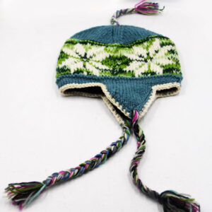 Traditional Sherpa Earflap Beanie – 100% Wool Winter Hat | Nepal Handmade Festival Style