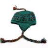 Sherpa Style Wool Ski Hat with Earflaps – Handmade Himalayan Boho Beanie
