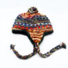 Handmade Himalayan Sherpa Earflap Wool Hat – Rustic Boho Winter Beanie with Braided Tassels | Made in Nepal