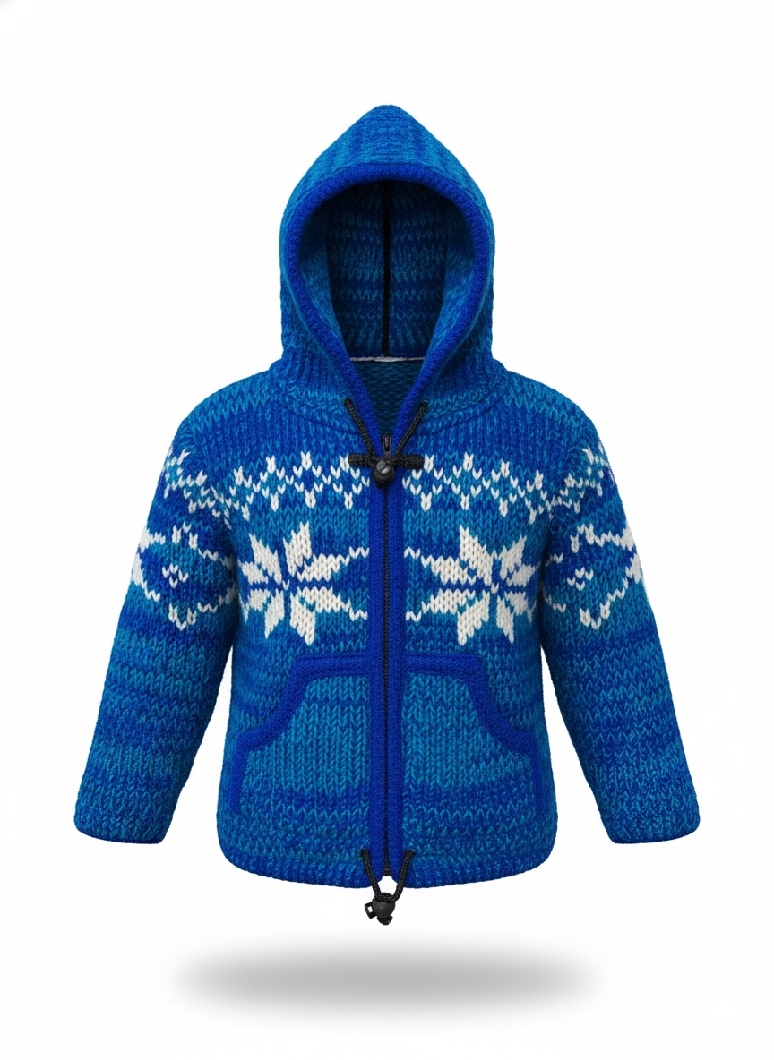 Eco-Friendly Kids Wool Jacket | New Zealand Wool Boho Style | Global Wholesale