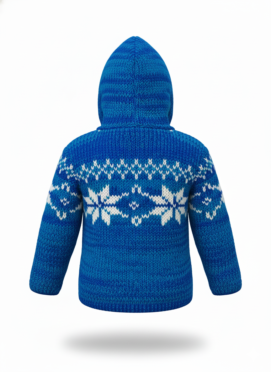 Eco-Friendly Kids Wool Jacket | New Zealand Wool Boho Style | Global Wholesale