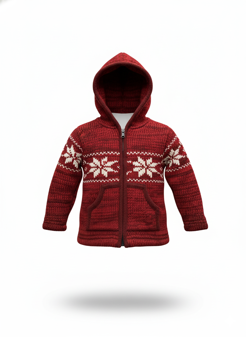 Hippie Style Children Wool Jacket | New Zealand Wool | Handcrafted Himalayan | Bulk Supply