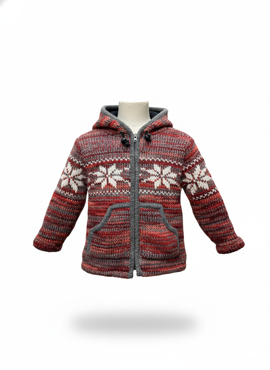 Handmade Kids Wool Jacket | New Zealand Wool | Nepal Himalayan | Wholesale Export