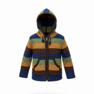 Warm Wool Children Jacket | 100% New Zealand Wool | Hippie Style | Global Wholesale