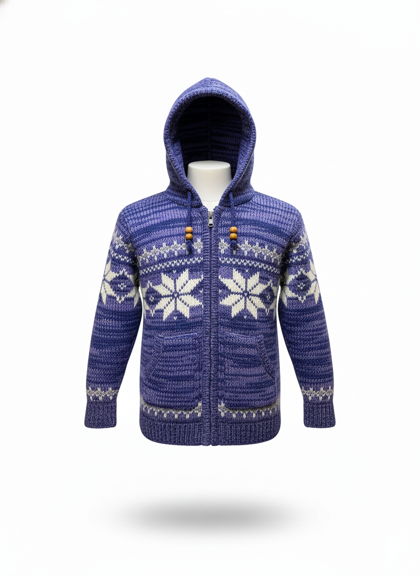 Bohemian Kids Wool Jacket | New Zealand Wool | Handmade Himalayan | International Wholesale