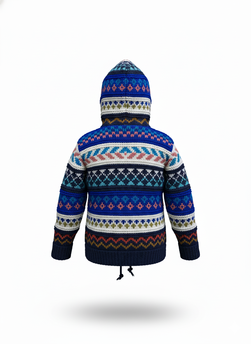 Handcrafted Children Wool Coat | New Zealand Wool | Hippie & Boho Style | Wholesale