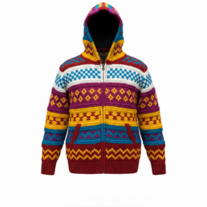 Colorful Hippie Kids Wool Jacket | New Zealand Wool | Handmade | Worldwide Supply