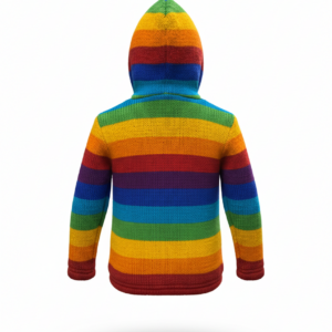 Colorful Rainbow Children Wool Jacket | Premium New Zealand Wool | Global Wholesale