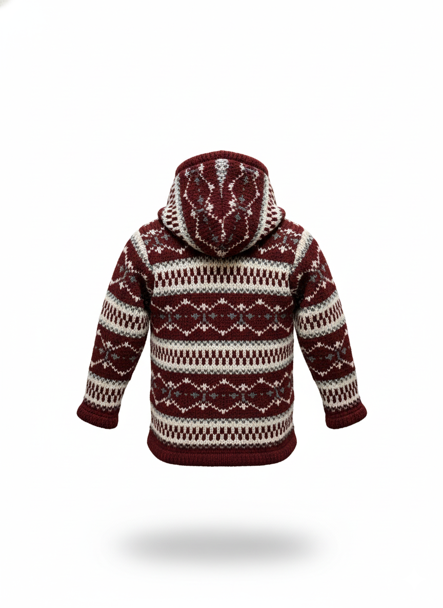 Kids Jacket Made from New Zealand Wool | Handmade Nepal Boho | Global Wholesale