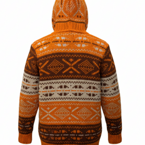 Hand Knitted Fleece-Lined Wool Jacket – Fair Trade Ethical Clothing from Nepal