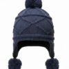 Hand Knitted Sherpa Wool Beanie Hats with pom-pom