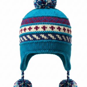 Wholesale Hand Knit Sherpa Wool Pom Pom Beanie – Pure New Zealand Wool | Boho Style