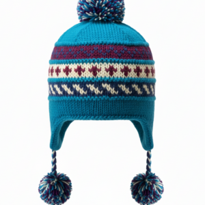 Wholesale Hand Knit Sherpa Wool Pom Pom Beanie – Pure New Zealand Wool | Boho Style