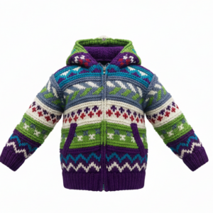 Boho Hippie Children Wool Jacket – Handcrafted New Zealand Wool |