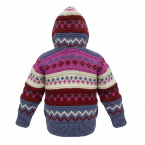 Handmade Bohemian Kids Wool Jacket | Pure New Zealand Wool | World Export