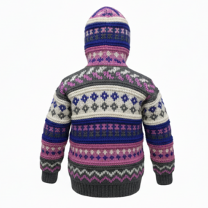 Eco-Friendly Hippie Kids Wool Jacket | Natural NZ Wool | Worldwide Wholesale