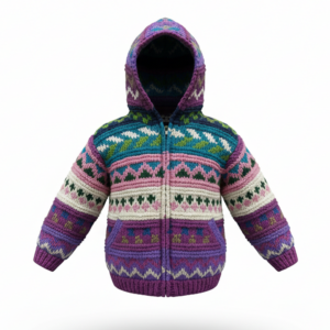 Traditional Boho Kids Wool Jacket | Handcrafted New Zealand Wool | Global Trade