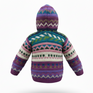 Traditional Boho Kids Wool Jacket | Handcrafted New Zealand Wool | Global Trade