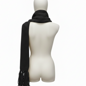 Handmade Knit Wool Muffler – 100% Pure Wool | Boho Hippie Winter Scarf